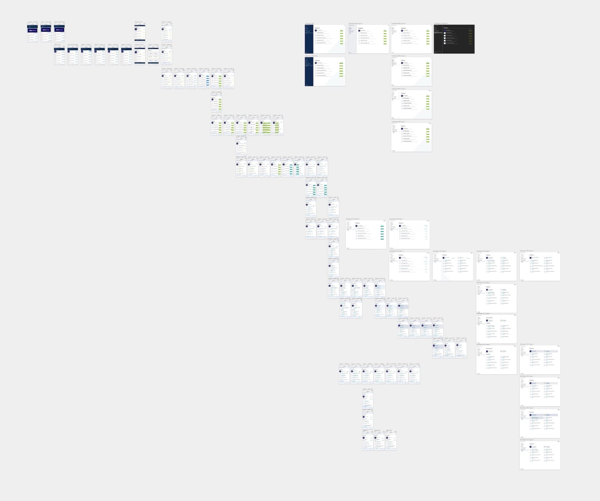 Layout variations in the Extension Store